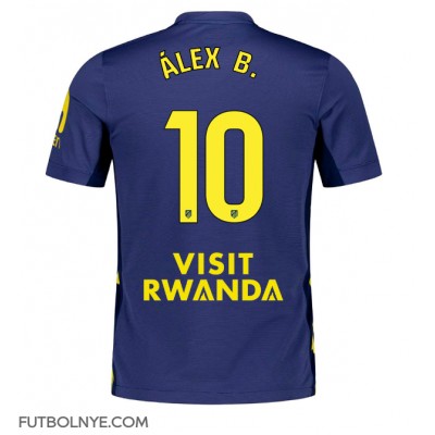 Camiseta Atletico Madrid Alex Baena #10 Visitante Equipación 2025-26 manga corta Camiseta Atletico Madrid Alex Baena #10 Visitante Equipación 2025-26 manga corta